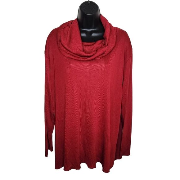Misook long sleeve cowl neck pullover top size XL - Picture 1 of 5